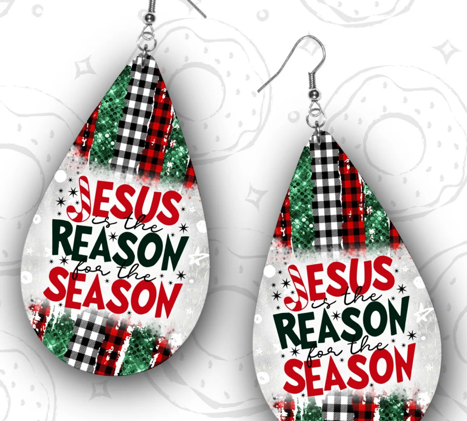 Jesus is the Reason for the Season Earrings