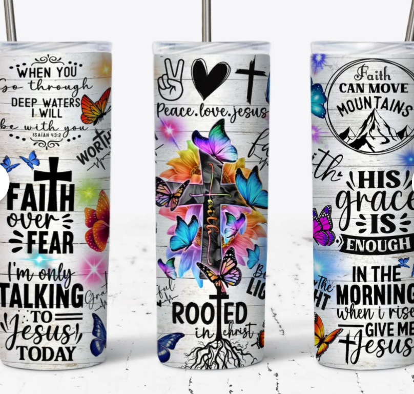 Faith Over Fear Tumbler 20 OZ