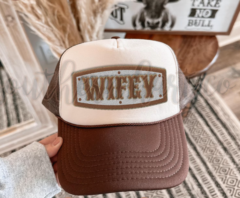 Wifey Foam Hat
