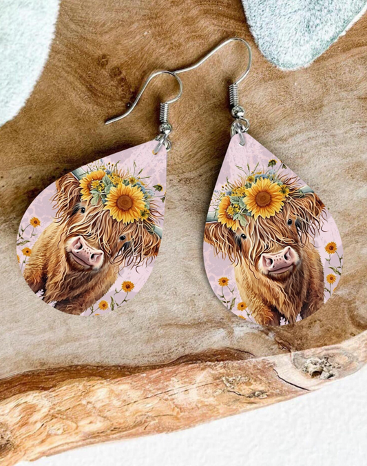 Highland Cow Earrings
