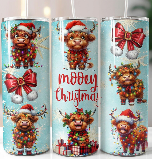 Mooey Christmas Tumbler 20 OZ