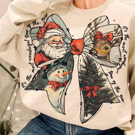 Christmas Coquette Bow